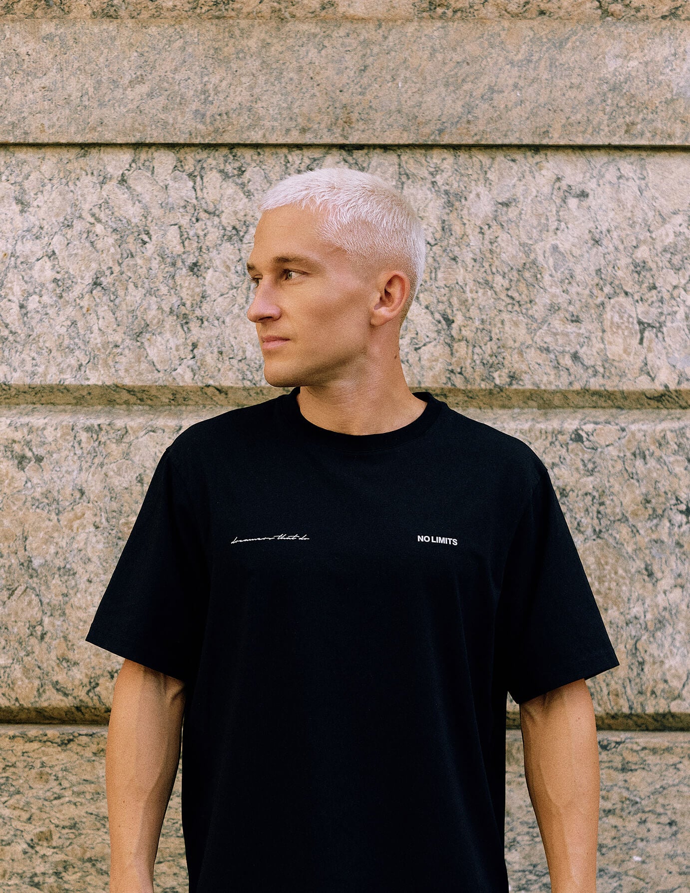 Supima T-shirt Box Fit Black Anders Hofman