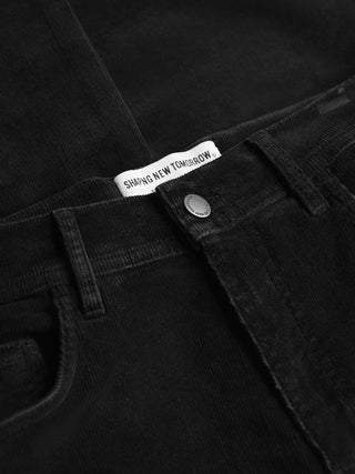 Corduroy Pants Black