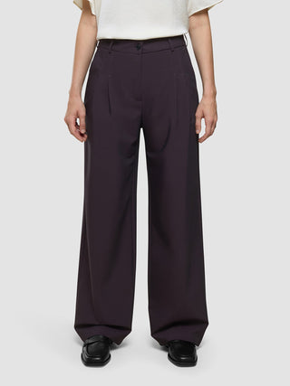 Women's Avira Pants Wide Burgundy Berry