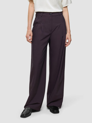 Women's Avira Pants Wide Burgundy Berry