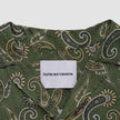 Breeze Bowling Short Sleeve Shirt Green Paisley
