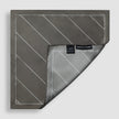 Pocket Square Brown Pinstripe