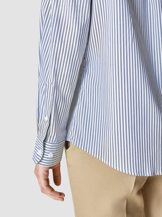 Business Shirt Regular Navy Stripes