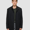 Casentino Wool Coat Black