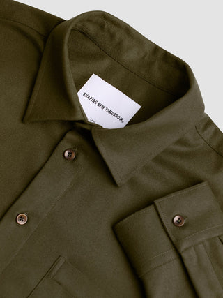 Casual Shirt Forest Green