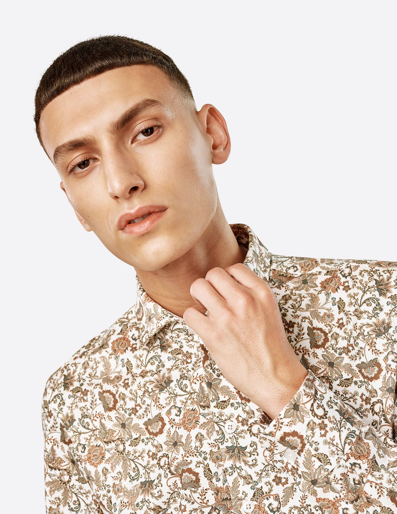 Classic Shirt Regular Copper Bloom