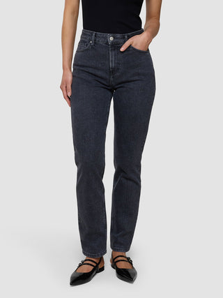 Women's Classic Jeans Tapered Washed Black