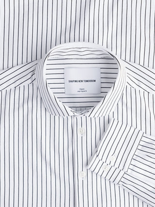 Classic Shirt Black Stripes Slim