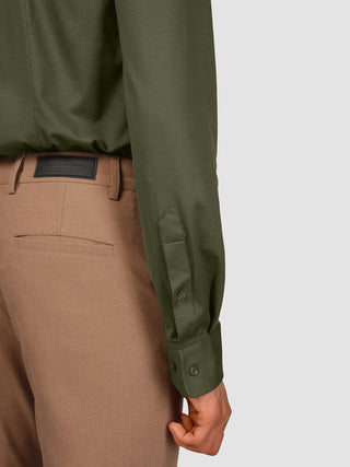 Classic Shirt Clover Green Slim