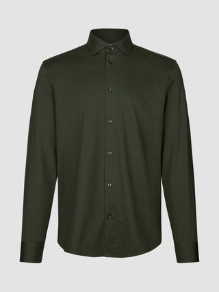 Classic Shirt Green Night Slim