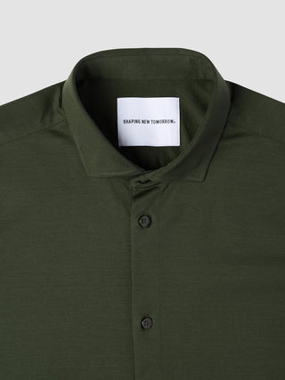 Classic Shirt Green Night Slim