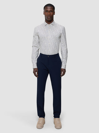 Classic Shirt Bluebell Flowers Slim