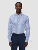 Classic Shirt Dusky Blue Stripe Regular