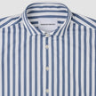 Classic Shirt Dusky Blue Stripe Slim