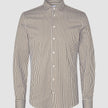 Classic Shirt Shadow Brown Stripe Regular