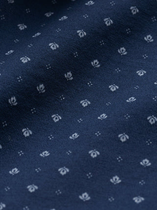 Classic Short Sleeve Shirt Lotus Navy