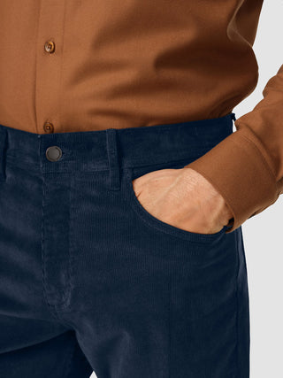 Corduroy Pants Dark Navy