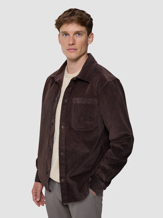 Corduroy Overshirt Espresso
