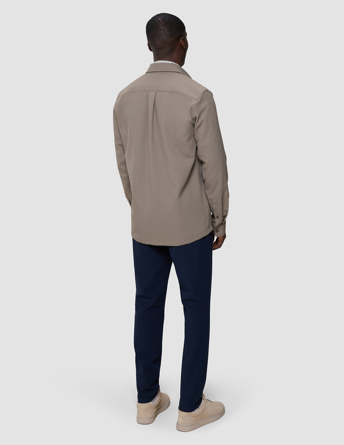 Effortless Overshirt Shadow Brown