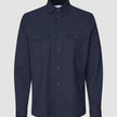 Effortless Overshirt Dark Navy