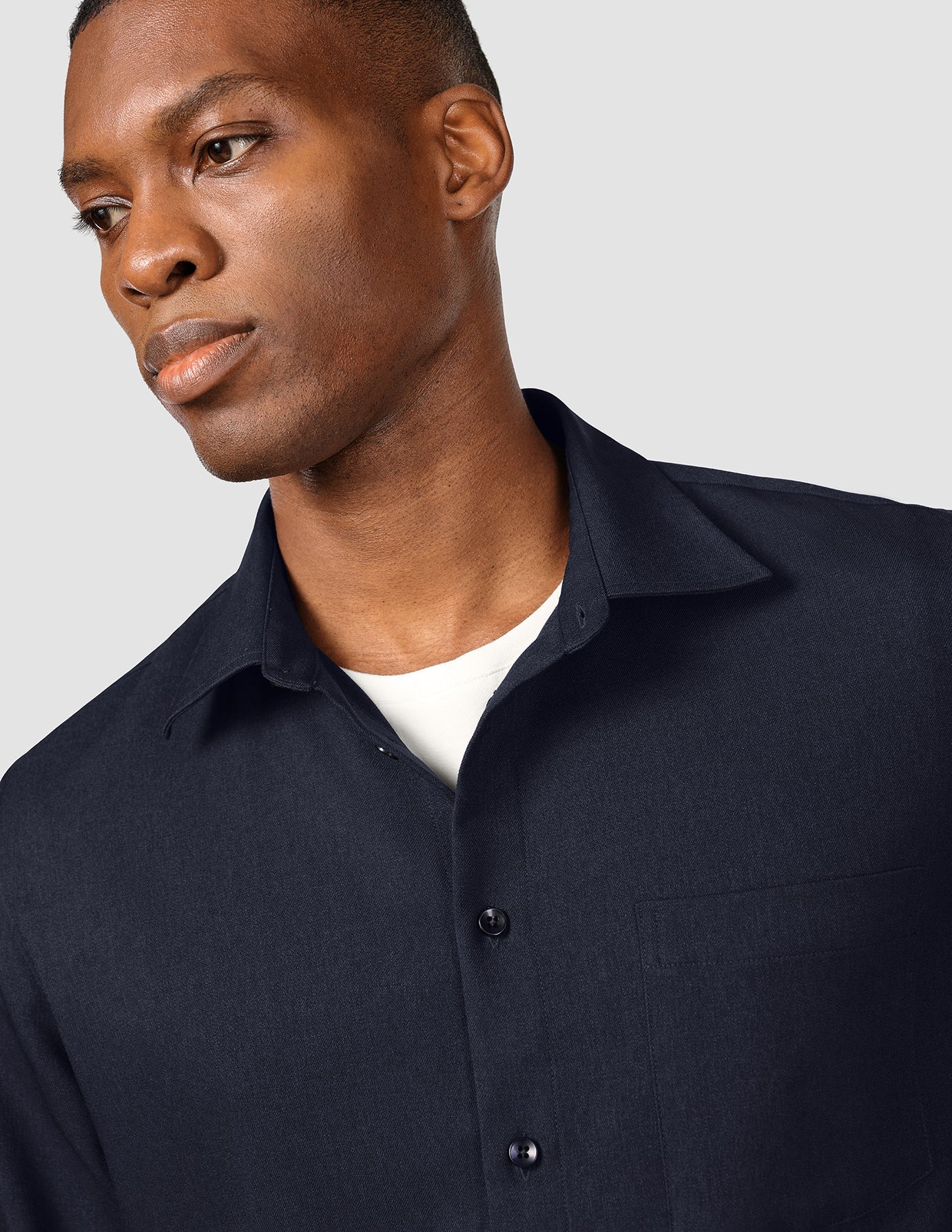 Effortless Shirt Dark Navy