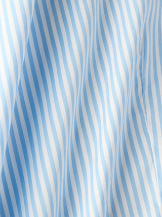 Elevated Shirt Light Blue Stripe Thin Regular