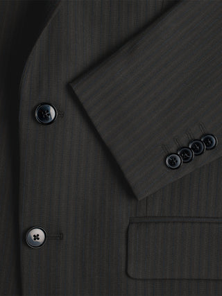 Essential Blazer Regular Asphalt Pinstripe
