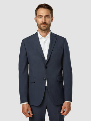 Essential Suit Dark Blue Check