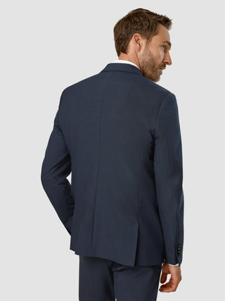 Essential Suit Dark Blue Check