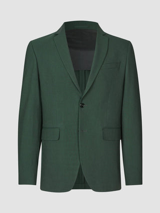 Essential Blazer Slim Pine Green