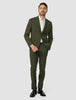 Essential Blazer Regular Moss Green Pinstripe