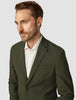 Essential Blazer Regular Moss Green Pinstripe