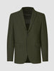 Essential Blazer Regular Moss Green Pinstripe