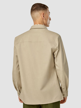 Essential Overshirt Moonstone Melange