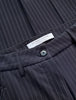 Essential Pants Straight Navy Pinstripe