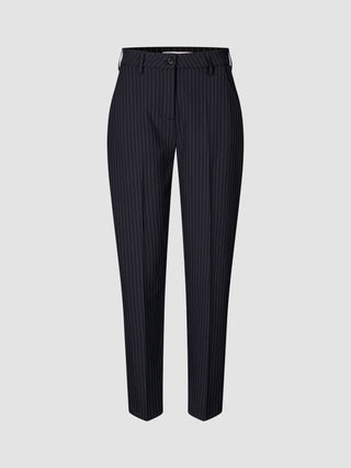 Essential Pants Tapered Navy Pinstripe