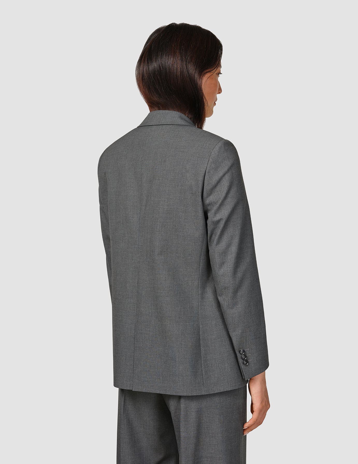 Essential Blazer Dark Grey Melange