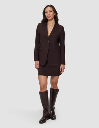 Women's Essential Blazer Espresso