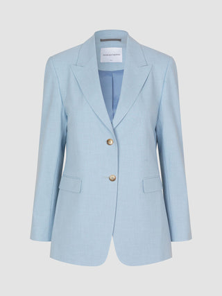 Essential Blazer Sky Blue Melange