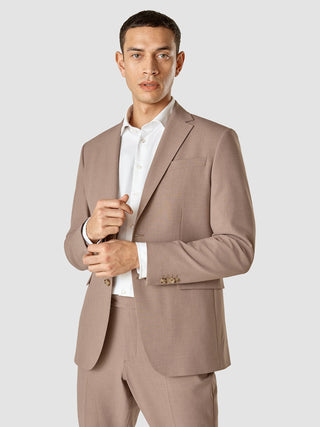 Essential Blazer Dusty Lilac Melange Slim