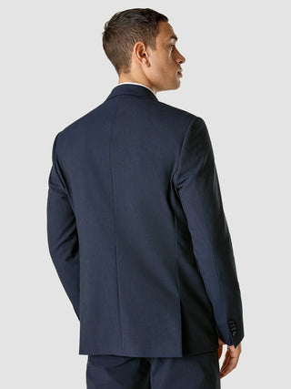 Essential Blazer Navy Melange Slim