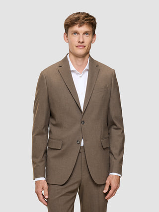 Essential Suit Saddle Brown Melange