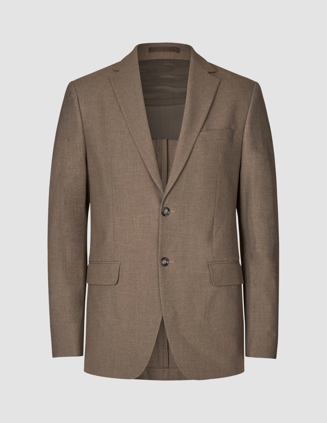 Essential Suit Saddle Brown Melange