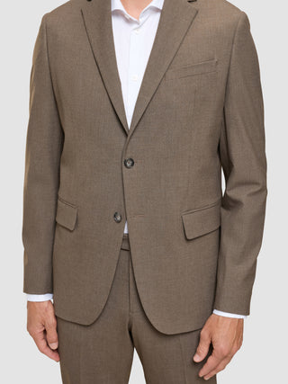 Essential Suit Saddle Brown Melange