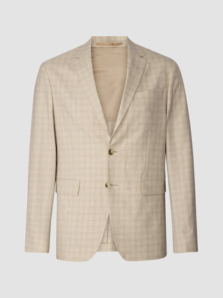 Essential Easy Blazer Regular Warm Sand
