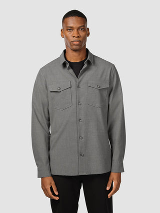 Essential Overshirt Cloud Grey