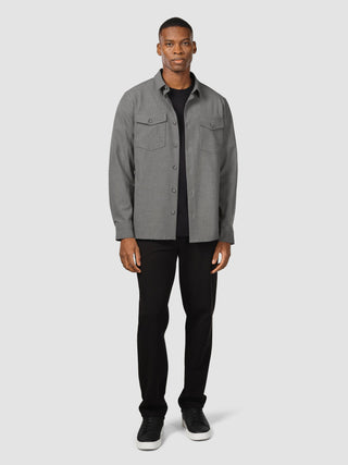Essential Overshirt Cloud Grey