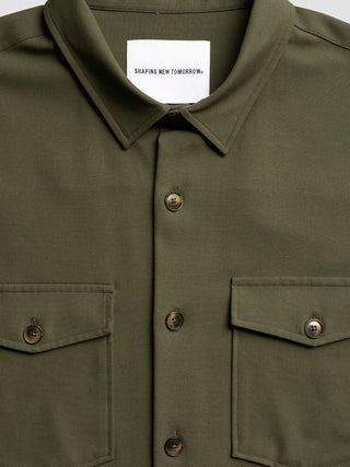 Essential Overshirt Clover Green