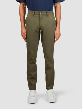 Essential Pants Regular Remote Green Melange