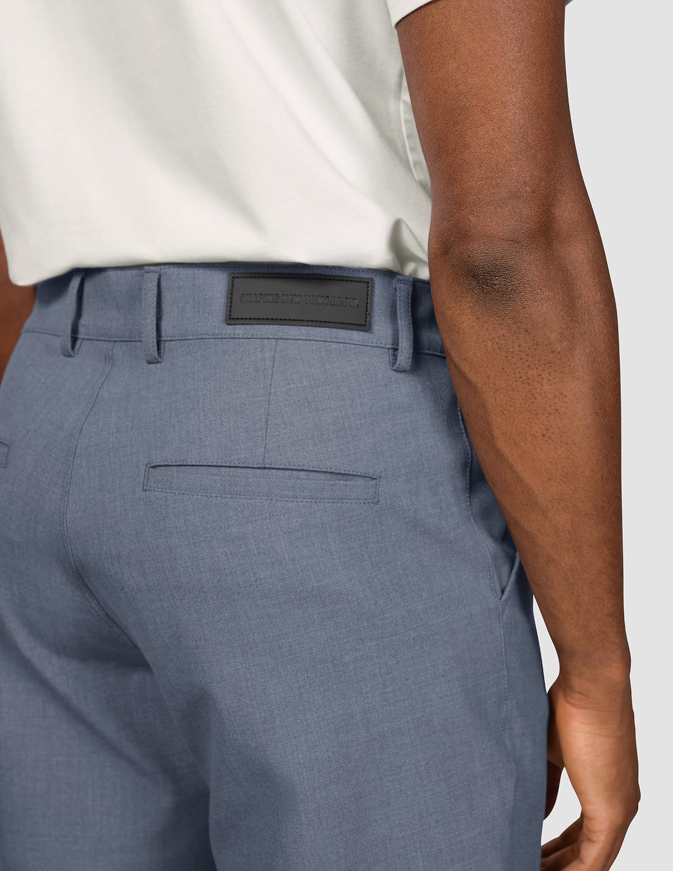 Essential Pants Regular Storm Blue Melange